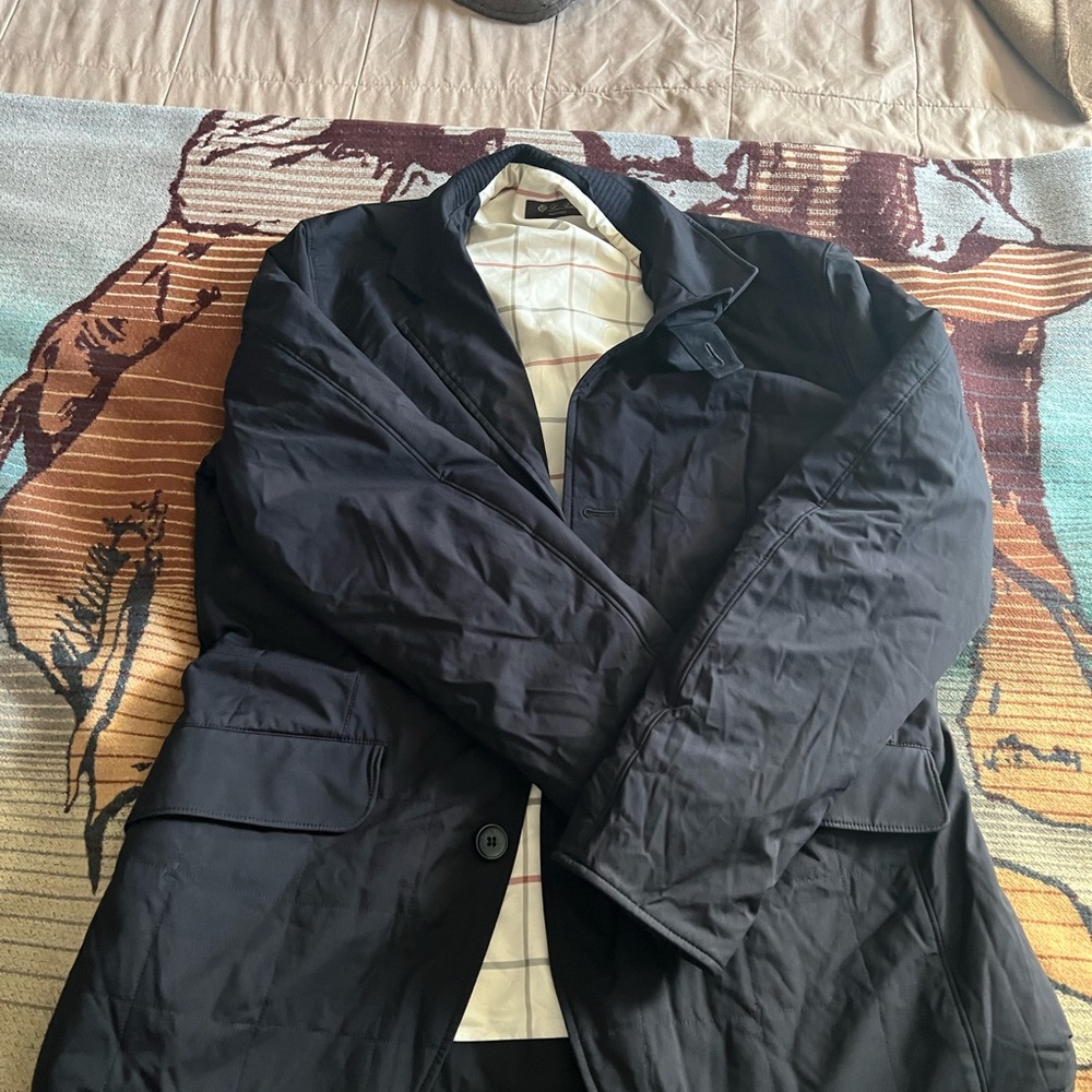 Loro Piana Black  quilted  Jacket